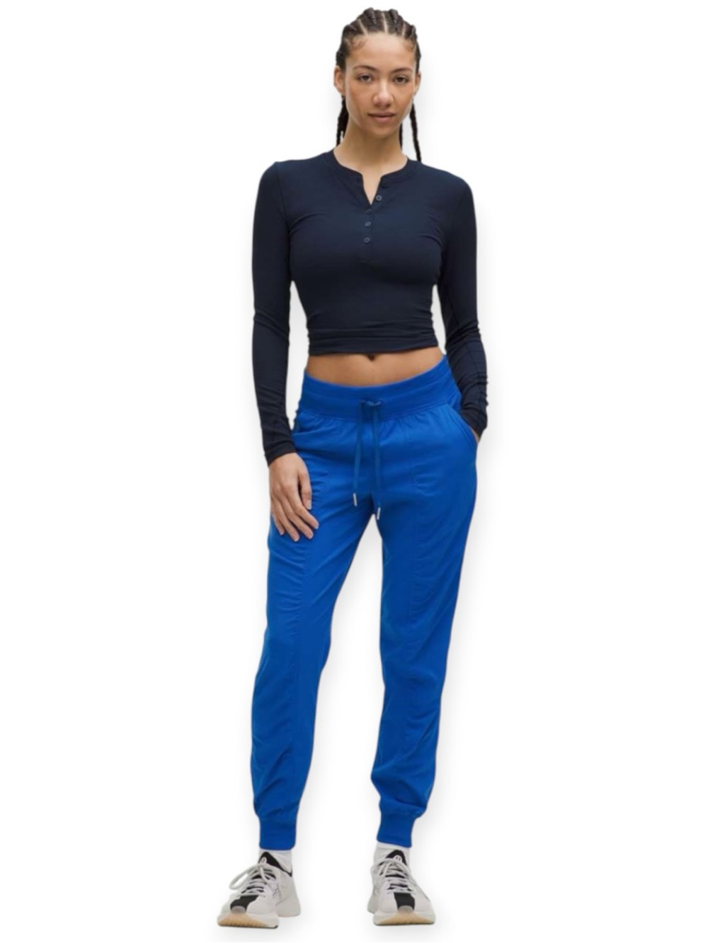 Lululemon NWT Dance Studio Mid Rise Joggers In Galactic Cobalt Blue Size 10